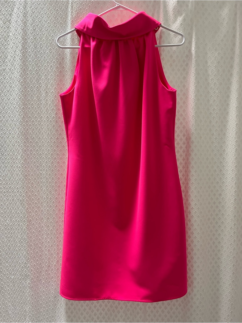 Sail to Sable Sleeveless Hot Pink Shift Dress